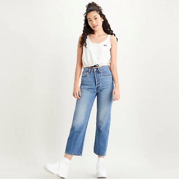 Levi’s ribcage straight jeans - Picture 1 of 8